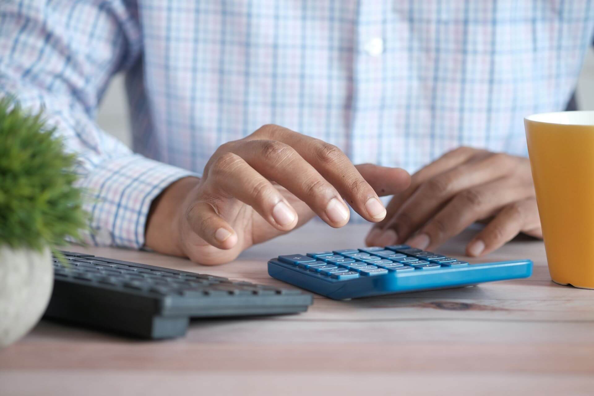 Calculator on Desk